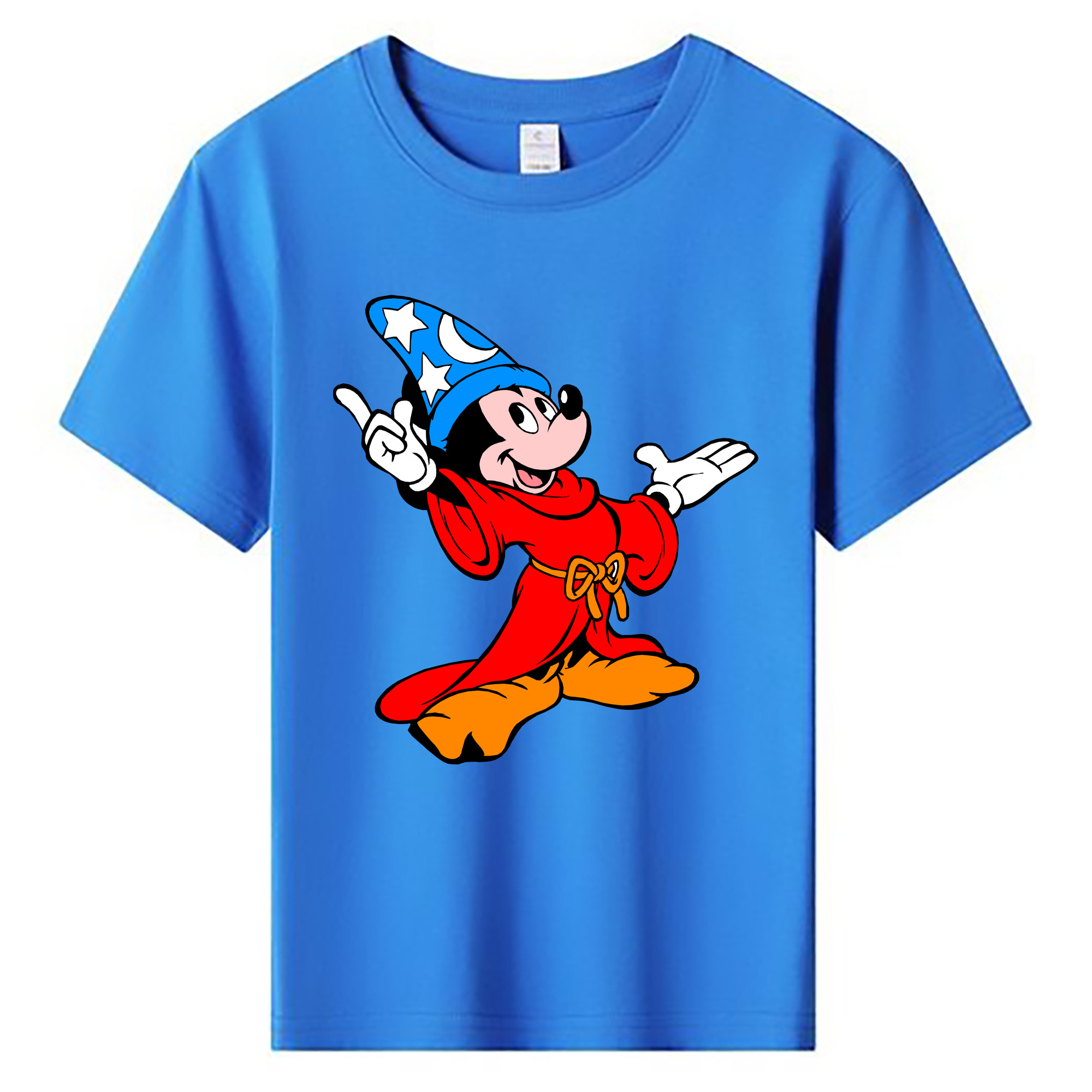 ミッキーマウス Mickey Mouse 綿100％キッズTシャツ（フロントプリント）